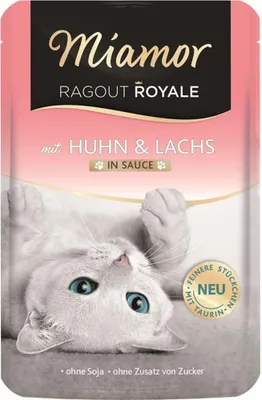 Produktbild von Miamor - Ragout Royale Pouch 22x100g  |  Huhn & Lachs