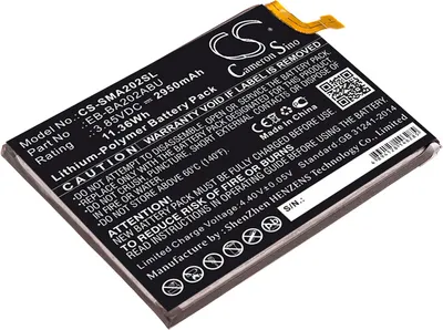 Imagen del producto de TECHTEK Batería compatible con [Samsung] Galaxy A10e, Galaxy A10e 2019, Galaxy A20e, SM-A102, SM-A102N, SM-A102P, SM-A102U, SM-A102U1, SM-A102V, SM-