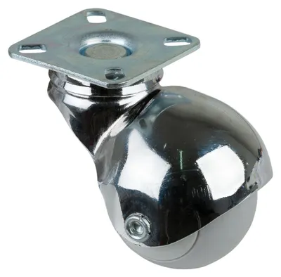 Produktbild von BS Rollen Lenkrolle F60 mit Platte, Ø 50 B 50mm, 30kg Gummi