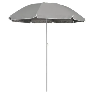 Produktbild von Eurotrail ETCF0933, Strandschirm, Rund, Grau, Polyester, Aluminium, Aluminium