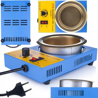 Productafbeelding van Soldeerpot 41-D – 350W Tiegel voor Soldeer | Ø100mm, 100–550°C, 1,2kg | voor Massale Soldeerwerk