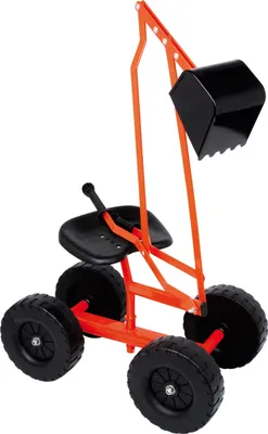 Produktbild von Small Foot Bagger mit Rädern 4628 rot Spielzeug-Bagger