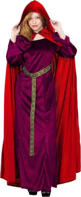 Produktbild von Smiffys - "Deluxe" Kostüm für Damen SM2037 (Einheitsgröße) (Granatrot)
