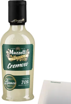 Produktbild von Mazzetti Cremoso Bianco-Creme (215ml Flasche) + usy Block