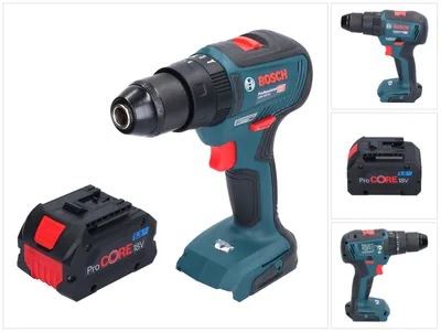 Image de Bosch GSB 18V-55 Professional Perceuse-visseuse à percussion sans fil 18 V 55 Nm Brushless + 1x batterie ProCORE 5,5 Ah - sans chargeur