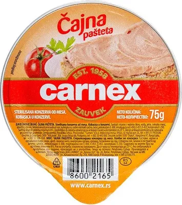 Produktbild von Carnex Čajna Pasteta Teepastete 75g