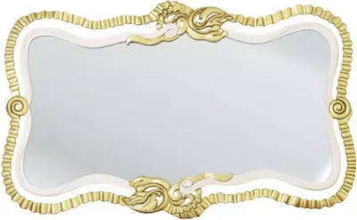 Produktbild von Casa Padrino Luxus Barock Spiegel Weiß / Grau / Antik Gold - Prunkvoller Massivholz Wandspiegel im Barockstil - Luxus Möbel im Barockstil - Barock Möbel - Edel & Prunkvoll