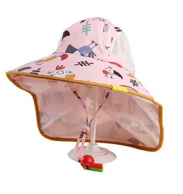 Produktbild von Kinder Sonnenhut UV-Schutz 50+ – Breite Krempe, süßes Urlaubsdesign für Mädchen & Jungen 2–8 Jahre