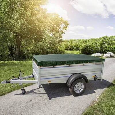 Produktbild von Windhager Abdeckplane leicht grün 80g/m² mit Ösen aus Bändchengewebe ab 2x3 m