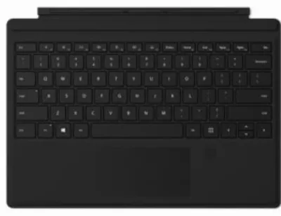 Produktbild von Microsoft Surface Pro Type Cover with Fingerprint ID Schwarz Microsoft Cover port QWERTZ Deutsch