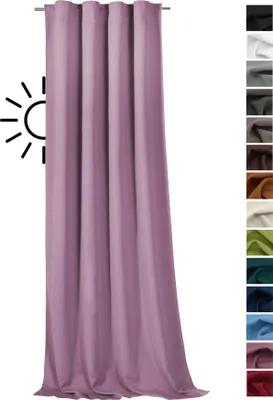 Produktbild von heimtexland ® Verdunklungsvorhang Thermovorhang Multifunktionsband Dekoschal blickdicht verdunkelnd isolierend dämmend Deko Gardine Typ139 Mauve