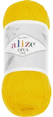 Produktbild von Garn DIVA FINE - 100g / 600 m - Gelb