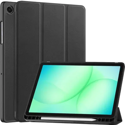 Produktbild von Schutzhülle mit Klappe für Galaxy Tab A11 Plus / A9 Plus, Bizon Case Tab Lizard, Schwarz