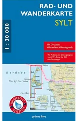 Image de Carte de vélo et de randonnée Sylt