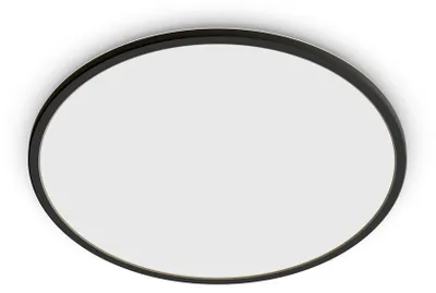 Productafbeelding van Philips Functionele Plafondlamp, Super Slank, 22W, LED, Niet vervangbare lampen, 2000 lm, IP20, Zwart