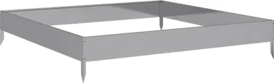 Produktbild von Hochbeet 100x100x18,5 cm Verzinkter Stahl