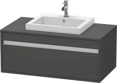 Produktbild von Waschtischunterbau KETHO 550x1000x426mm graphit matt graphit matt
