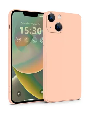 Produktbild von MyGadget Silikon Hülle Kompatibel mit Apple iPhone 14 - robuste Schutzhülle TPU Case Slim Silikonhülle - Back Cover Kratzfest Handyhülle - Matt Rosa