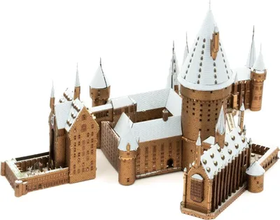 Produktbild von Metal Earth Hogwarts in Snow, Bausatz, Metall