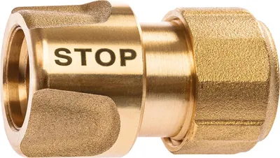 Produktbild von GEKA Schlauchstück mit Wasserstopp 1/2" 13 mm DVGW