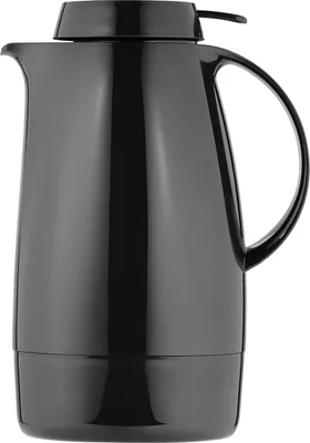 Produktbild von Helios Isolierkanne Servitherm 1,3 l schwarz mit Drucktaste