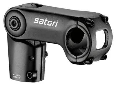Image de Potence Satori pour hatchback réglable. ø31,8*90mm, noir mat