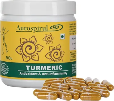 Zdjęcie produktu dla Aurospirul Kurkuma Turmeric (500 kaps.) 7872