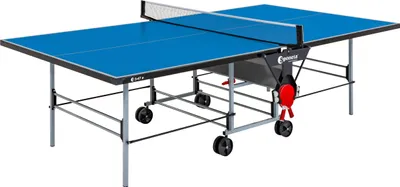 Produktbild von Sponeta S 3-47 e Outdoor-Tischtennisplatte, 5mm, blau, mit Netz; 206.7410/L