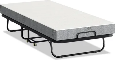Produktbild von Jopassy 90x200cm posteľ pre hostí skladacia s matracom do 150 kg, na kolieskach Prenosný dizajn