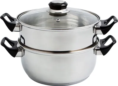 Produktbild von QUID 5759386 Couscous-Topf inkl. Deckel, Edelstahl, 22 cm Durchmesser, Induktionsherd-geeignet