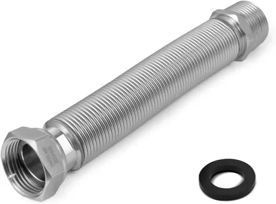 Imagen del producto de Tubo de conexión de acero inoxidable flexible, de 1 pulgada (DN25), de 200-400 mm, para instalación