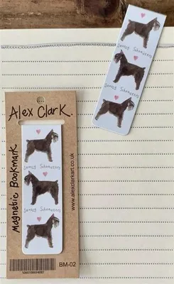 Produktbild von Lesezeichen BM02 Schnauzer – Alex Clark