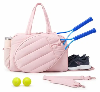 Obrázek produktu pro Tašky na tenis pro dámy – velká kapacita, přihrádka na raketu a vodotěsné oddíly