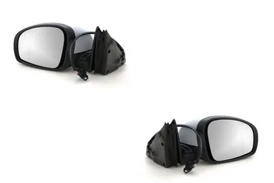 Image de Johns, glace de rétroviseur extérieur compatible avec Skoda Fabia 54 12/2006-12/14 Set Li Re grund.