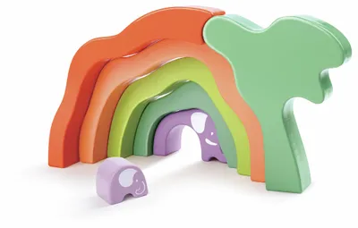 Produktbild von Hape E0489, Stapelblöcke, 2 Jahr(e), 7 Stück(e)