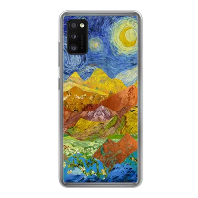 Produktbild von MuchoWow® Handyhülle Schutzhülle Hülle für Samsung Galaxy A41 Alte Meister - Collage - Van Gogh Silikon Softcase Handy Hülle - Mobiltelefon