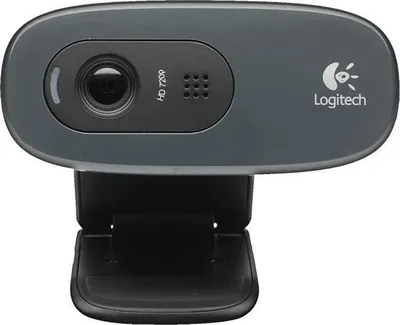 Produktbild von Logitech 960-000584, 3 MP, 1280 x 720 Pixel, 720p, 55°, USB, Grau, Dunkles Grau