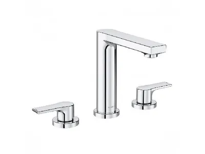 Produktbild von KLUDI ZENTA SL Waschtischarmatur, Auslaufhöhe 155mm, Dreilochmontage, chrom, 483930565