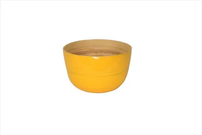 Produktbild von albert L. (punkt) L. (punkt) Bambus-Schüssel gelb 22 x 14 cm