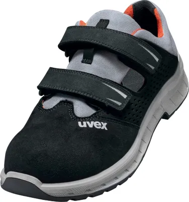 A single uvex 2 trend S1P sandal is shown against a white background.