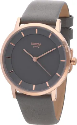 Boccia 3355-04 Damenuhr Titan Grau/Roségoldfarben 1