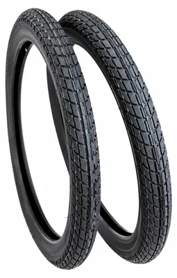 Produktbild von 2er Set Fahrradreifen 20 Zoll 20x1,75 | MTB Fahrradmantel Trekking | Ersatzreifen für Mountainbike und Citybike | Zuverlässige Leistung, einfache Montage | Robustes Material gegen Reifenpannen