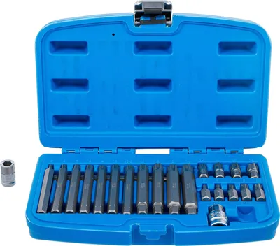 Imagen del producto de BGS 5013, juego de brocas Ribe, 22 piezas.