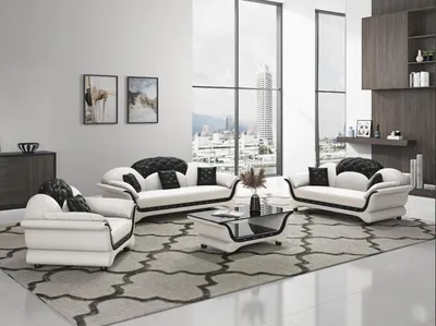Produktbild von Sofagarnitur 3+2+1 Sitzer Set Design Sofa Polster Couchen Couch Modern Luxus Neu