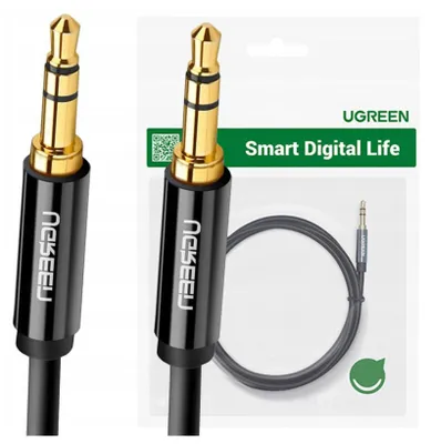 Immagine prodotto di Cavo Mini Jack 3,5Mm Aux Ugreen Av112 1M (Czarny)
