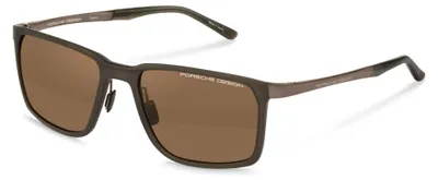Produktbild von Porsche Design P86002 Olive, brown 58/20/145 Herren Sonnenbrillen