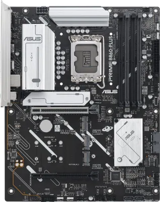 Zdjęcie produktu dla ASUS PRIME B860M-A-CSM, Intel, LGA 1851 (Socket V1), Intel Core Ultra (Series 2), DDR5-SDRAM, 256 GB, DIMM