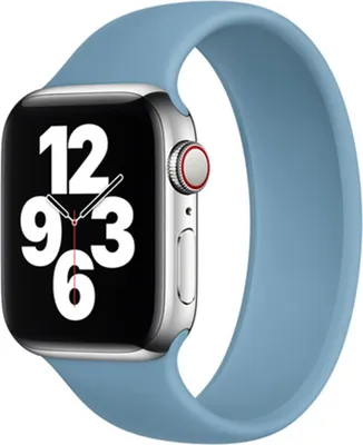 Produktbild von Silikon Solo Loop für das Apple Watch | 44/45/46/49 mm - Größe 4 - Northern Blue