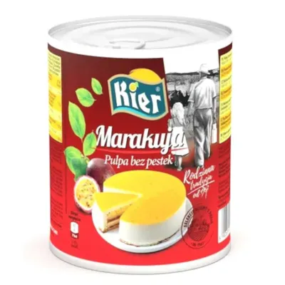 Image de Pulpe de fruits de la passion sans pépins 825 g - purée de fruits tropicaux aromatique pour les desserts, les boissons et les sauces