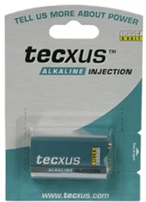 Produktbild von Tecxus® Batterie Alkali 9-Volt Block, 1er Blister